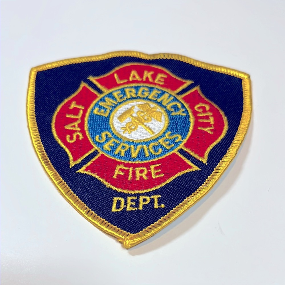 🔥 Salt Lake City Fire Emergency Services Rescue EMT Department Embroidered Patch